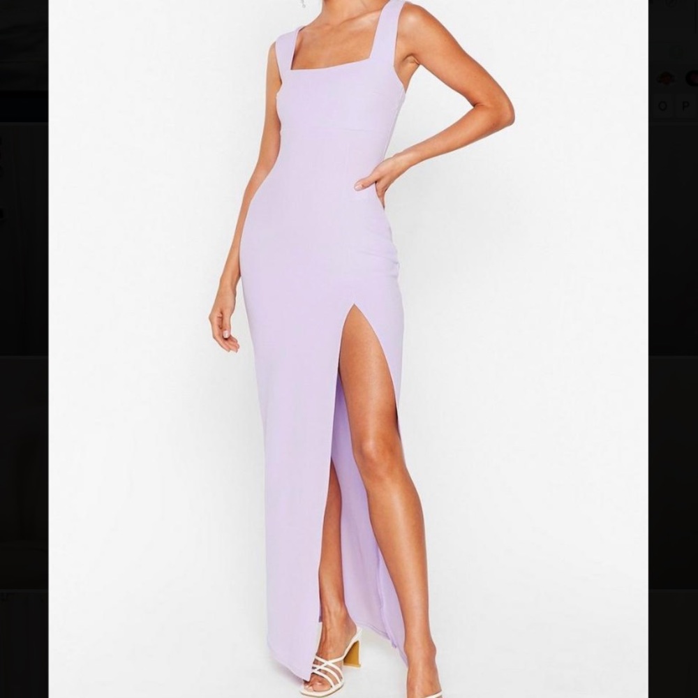 NWT - Nasty Gal Square With Me Maxi Dress - Size 10